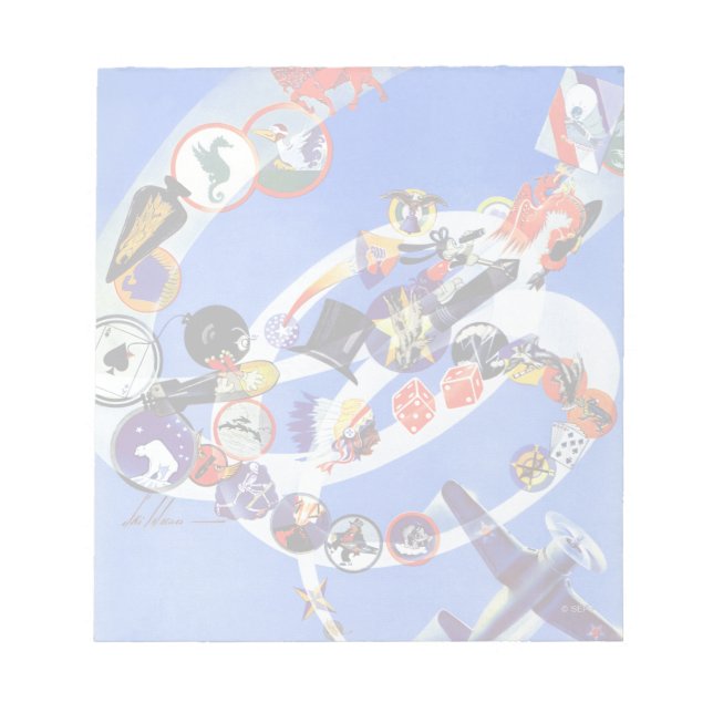 Bloco De Notas Esquadrão Insignia (Frente)