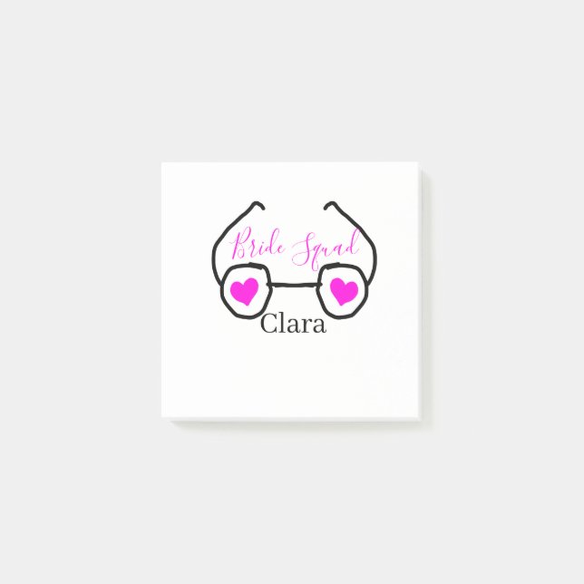 Bloco De Notas Esquadrão-preto-rosa-esquadrão-preto (Frente)