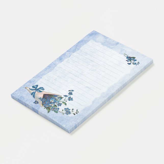 Bloco De Notas Esqueça-me de Noções (Inclinado)