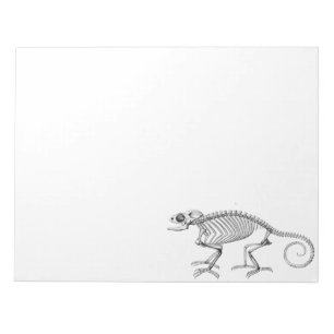 Bloco De Notas Esqueleto de lagarto Vintage