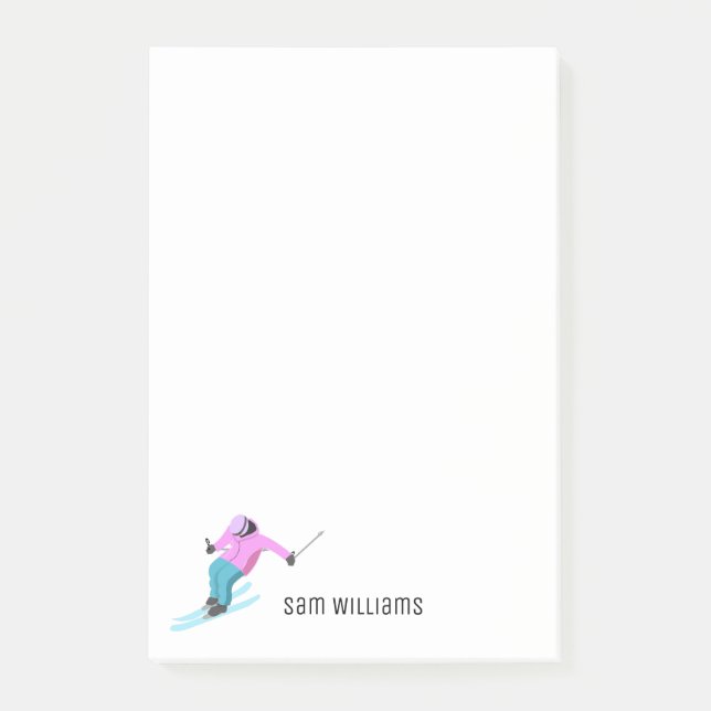 Bloco De Notas Esqui (Frente)