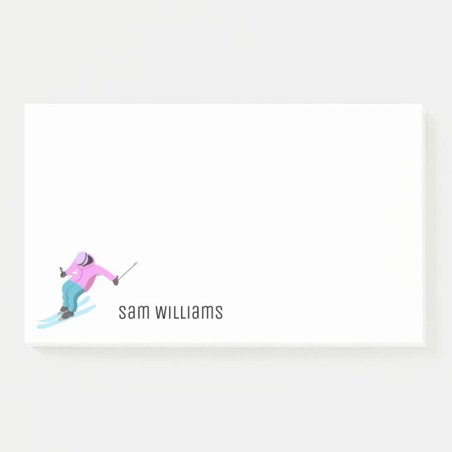 Bloco De Notas Esqui (Frente)