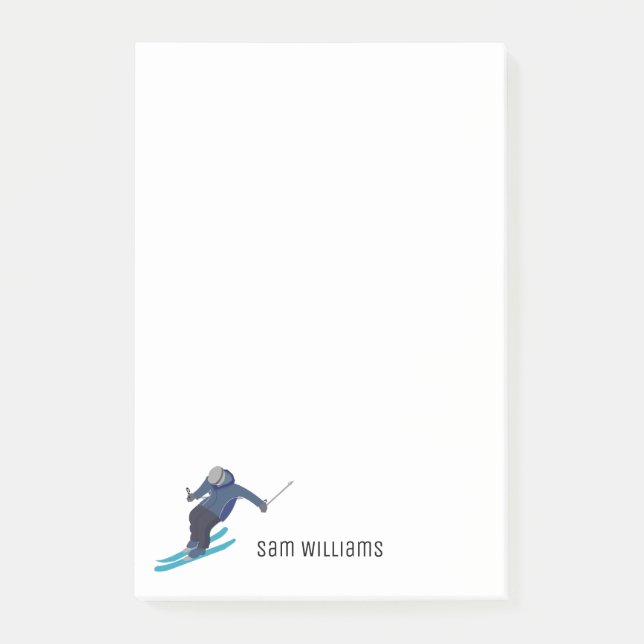 Bloco De Notas Esqui (Frente)