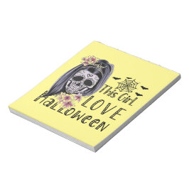 Bloco De Notas Essa Menina Adorou Halloween
