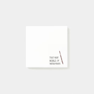 Bloco De Notas Esse o mais nobre dos instrumentos - post-it do