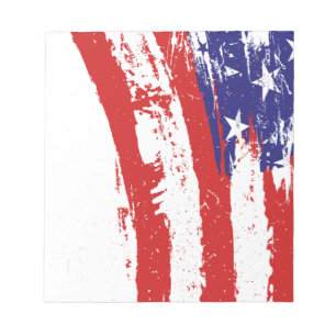 Bloco De Notas Estados Unidos/American Star Flag, EUA/EUA