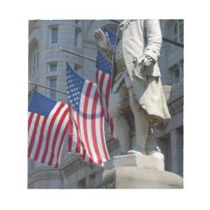 Bloco De Notas Estátua de Benjamin Franklin em Washington, DC
