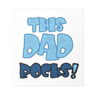 Bloco De Notas Este Pai Rocks Gifts