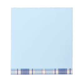 Bloco De Notas Estilo Chake Azul Rústico Simples
