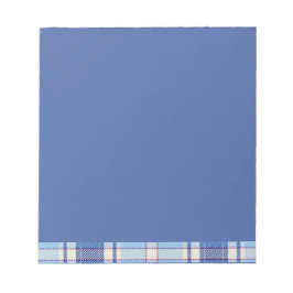 Bloco De Notas Estilo Chake Azul Rústico Simples