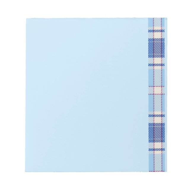 Bloco De Notas Estilo Chake Azul Rústico Simples (Frente)
