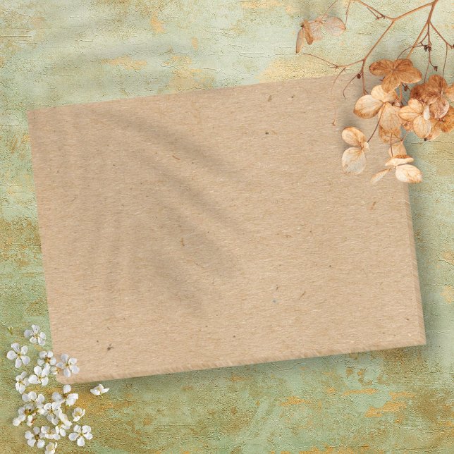 Bloco De Notas Estilo de Papel Kraft Rústico Simples (Simple Rustic Kraft Paper Style Post-it Notes)