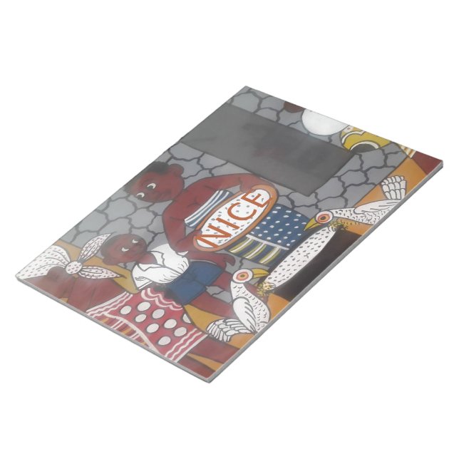 Bloco De Notas Estilo de vida tradicional africano (Inclinado)