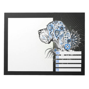 Bloco De Notas Estilo do tatuagem de great dane