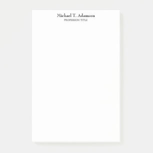 Bloco De Notas Estilo Retro Simples Simples Branco Simples