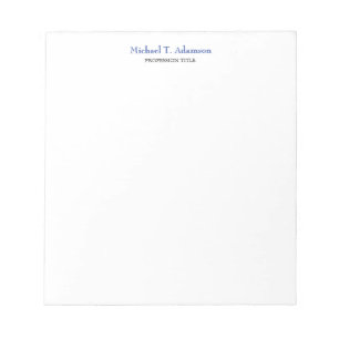 Bloco De Notas Estilo Retro Simples Simples Branco Simples