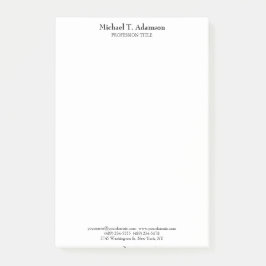 Bloco De Notas Estilo Retro Simples Simples Branco Simples