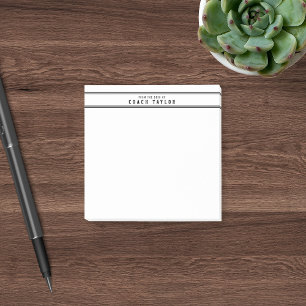 Bloco De Notas Estilos De Variedade Da Mesa Do Treinador