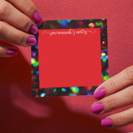 Bloco De Notas Estimulação Vermelha Escura