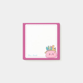 Bloco De Notas Estojo de Lápis Kawaii Personalizado para Professo