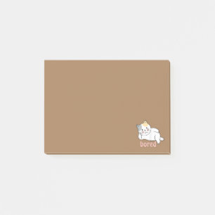 Bloco De Notas Estou entediado gatinho fofo animal