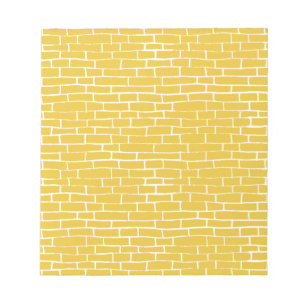 Bloco De Notas Estrada do Tijolo - Amarelo e transparente