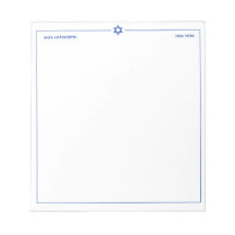 Estrela de David 5,5 x 6 polegadas personalizada