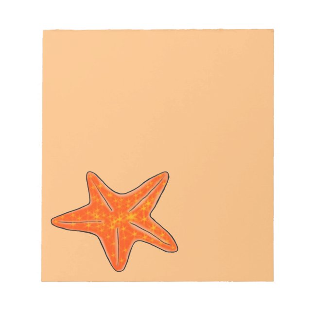 Bloco de Notas Estrela do Mar (Frente)