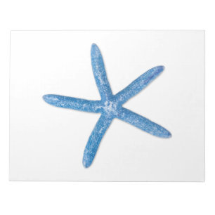 Bloco De Notas Estrela do mar azul