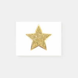 Bloco De Notas estrela dourada