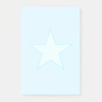 Estrela em Azul Claro
