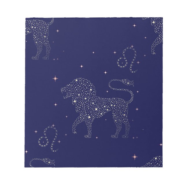 Bloco De Notas estrela leo (Frente)