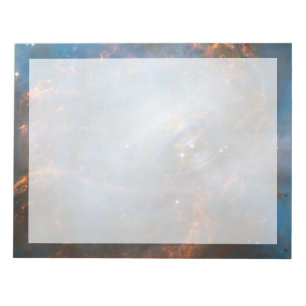 Bloco De Notas Estrela Neutrônica Central Na Nebulosa Do Carangue