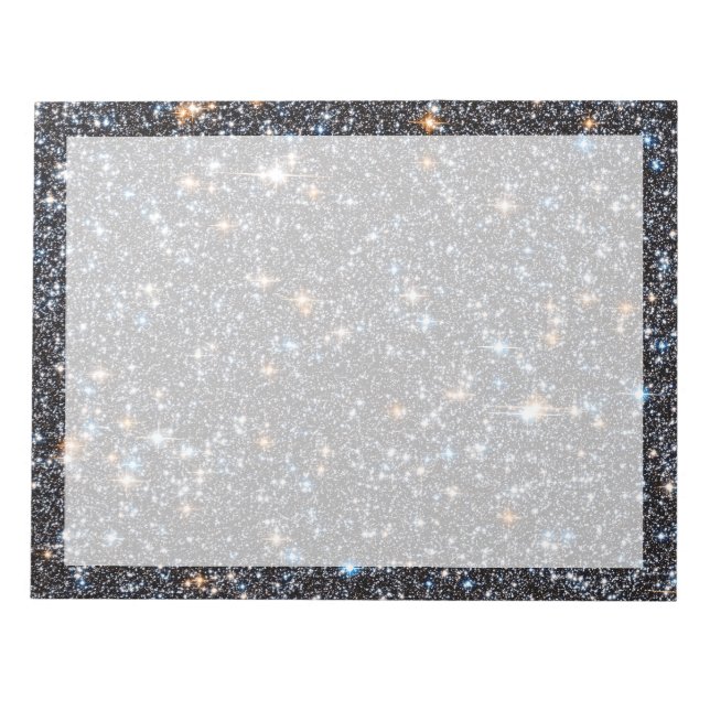 Bloco De Notas Estrelas no Granja Galáctico da Via Látea. (Frente)