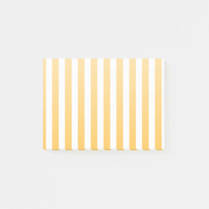 Bloco De Notas Estrias de doces, amarelas e brancas, ensolaradas