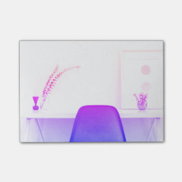 Bloco De Notas Estudo roxo da cadeira de Ombre da mesa de