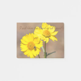 Bloco De Notas Eu abençoarei o senhor De todo All Tempo