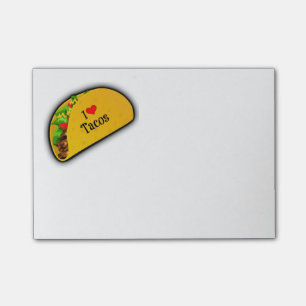 Bloco De Notas Eu Adoro Tacos