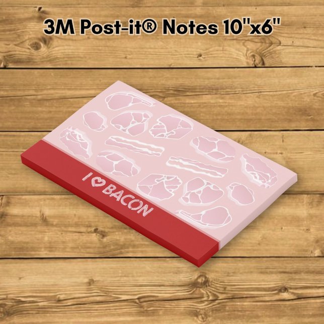 Bloco De Notas Eu Amo Bacon (Criador carregado)
