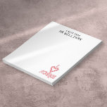 Bloco De Notas EU AMO CIÊNCIA Seu Nome<br><div class="desc">Adicione seu próprio nome e mensagem. Uma design legal,  moderna e divertida inspirada pela ciência. O presente perfeito para todos os cientistas,  professores de ciência,  técnicos de laboratório,  estudantes de ciência,  enfim,  qualquer geek de ciência em sua vida (e isso inclui você)! Projetado pela Science Geekness © em http://www.zazzle.com/sciencegeekness*</div>