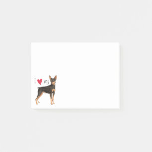 Bloco De Notas Eu amo meu Pin do minuto