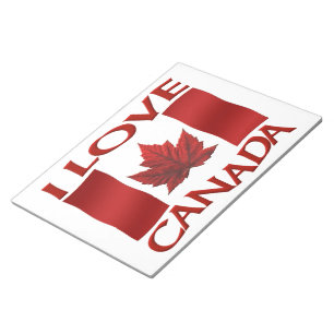 Bloco De Notas Eu amo o Canadá Souvenir Notepad Canada Gifts