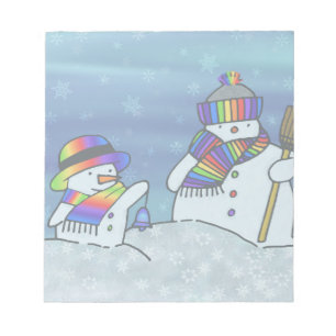 Bloco De Notas Eu amo o inverno!