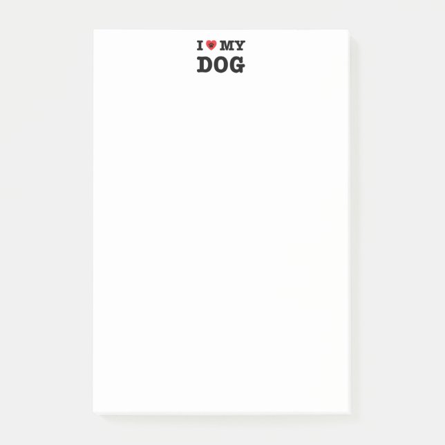Bloco De Notas Eu Corto Meu Cachorro (Frente)
