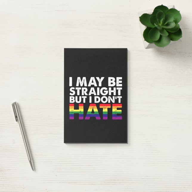 Bloco De Notas Eu Posso Ser Hétero Mas Não Odeio LGBT Gay (Escritótio)