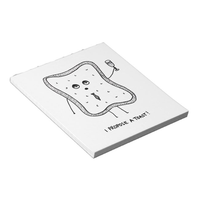 Bloco De Notas Eu proponho um brinde (Inclinado)