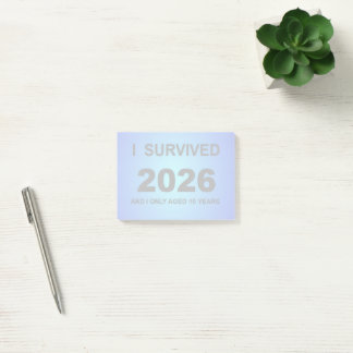 Bloco De Notas Eu Sobrevivi 2026