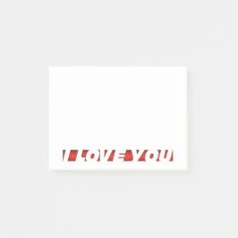 Bloco De Notas Eu Te Amo