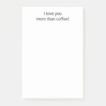 Eu te amo mais que café, Engraçado Personalizado