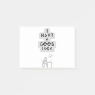 Bloco De Notas Eu tenho uma boa ideia